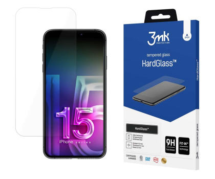 Szkło i folia ochronna 3MK HardGlass do iPhone 15 Pro Max 5903108529068